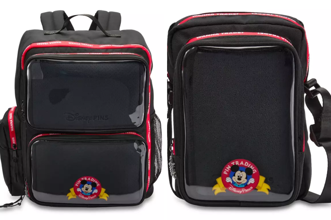 Mickey Mouse Pin Trading Display Bags, Case, and Pins Available Online at Disney Store